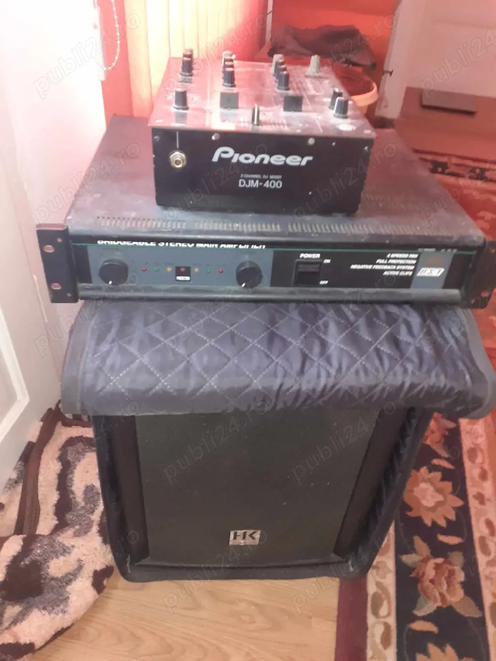 boxa pasiva statie mixer leptop