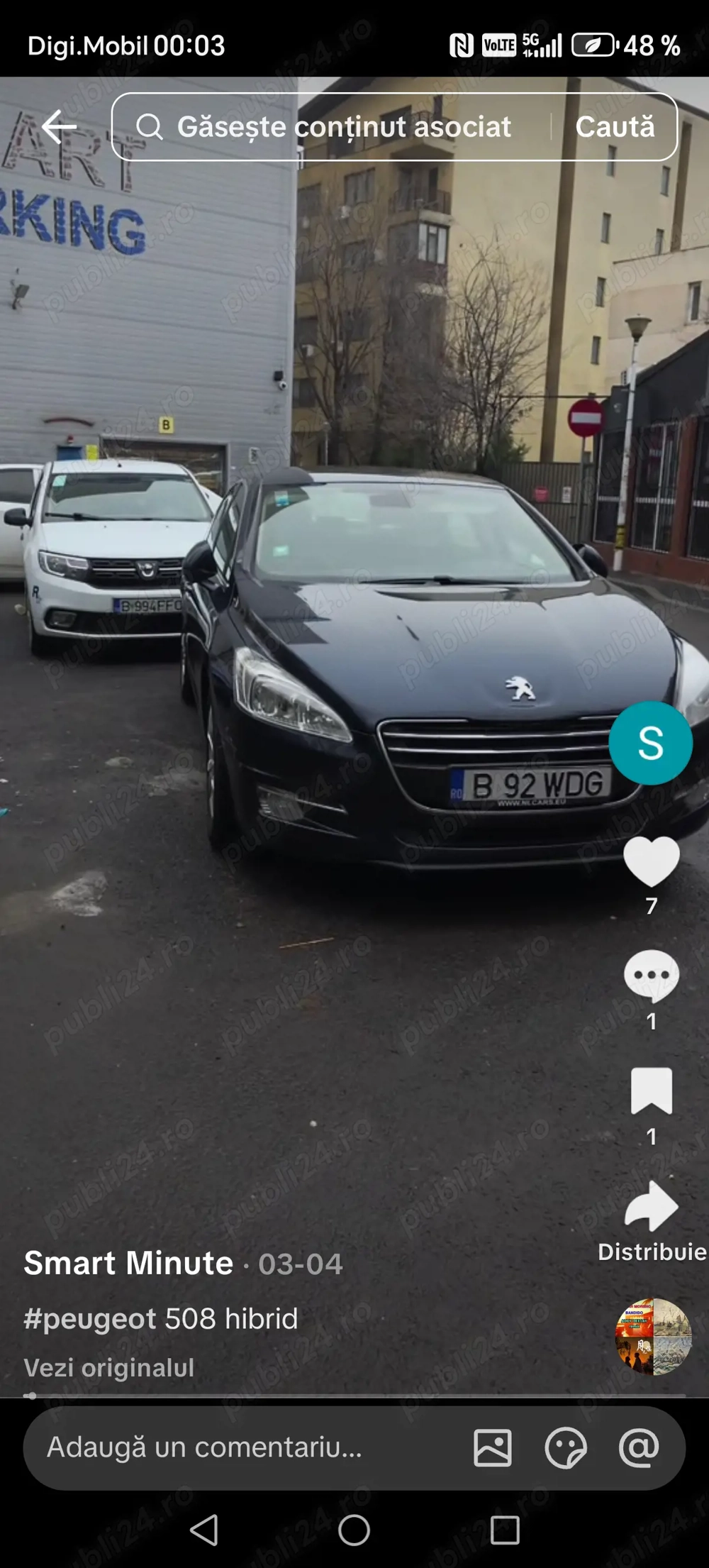 Vând peugeot 508 hibrid automata 