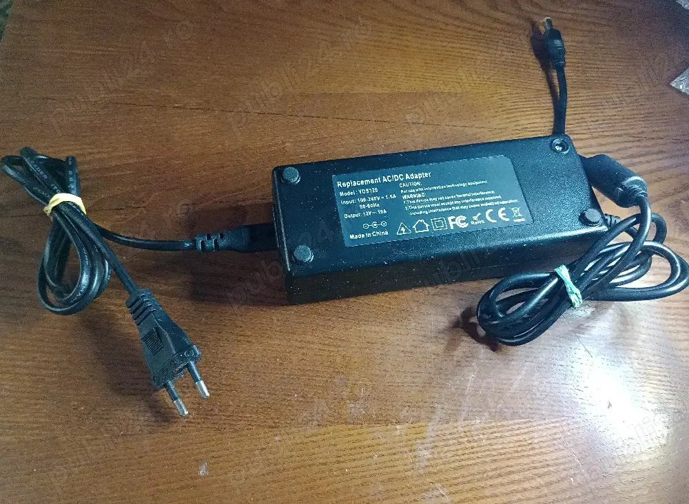 Alimentator adaptor fix AC DC funcțional model YDD 120, 12V