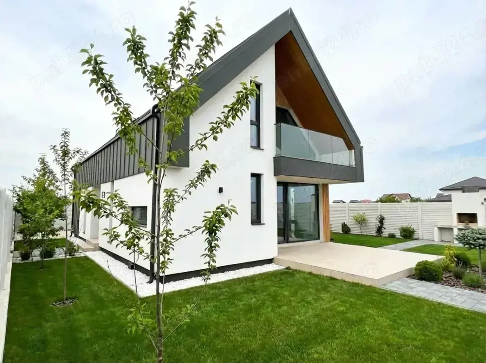  Vanzare vila Premium cu arhitectura nordica si curte mare.
