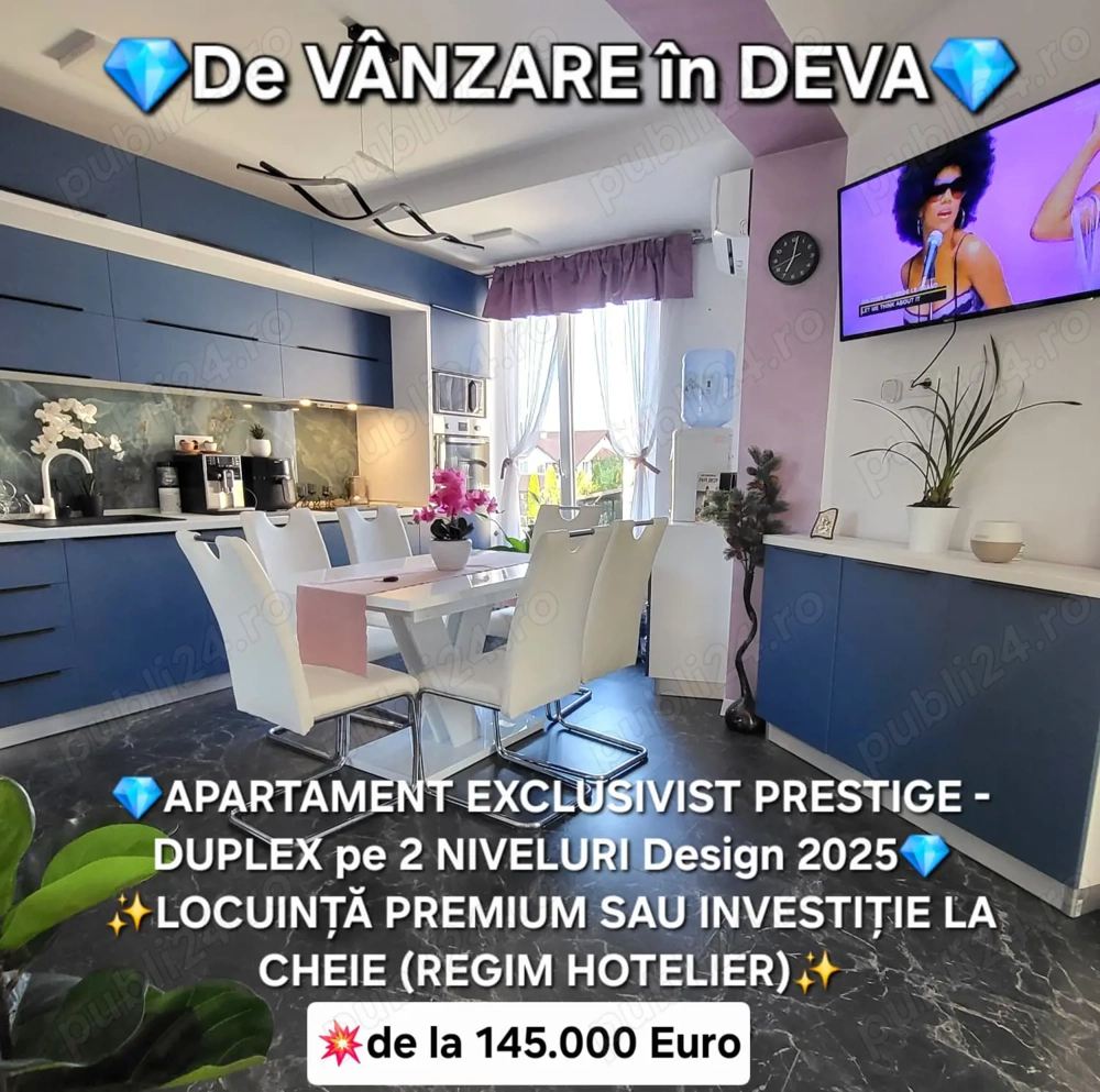   Apartament EXCLUSIVIST Prestige- DUPLEX pe 2 Niveluri | DESIGN 2025  