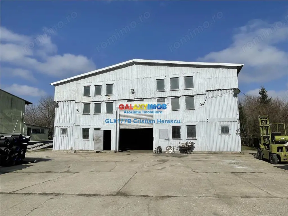 Hala 400 mp Birouri 100 mp Platforma Betonata 2500 mp