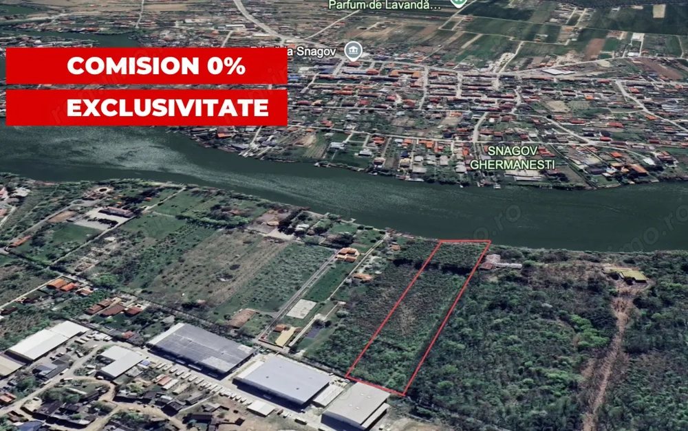 Teren intravilan unic in Izvorani! 12.000 mp cu 44 m deschidere la LAC