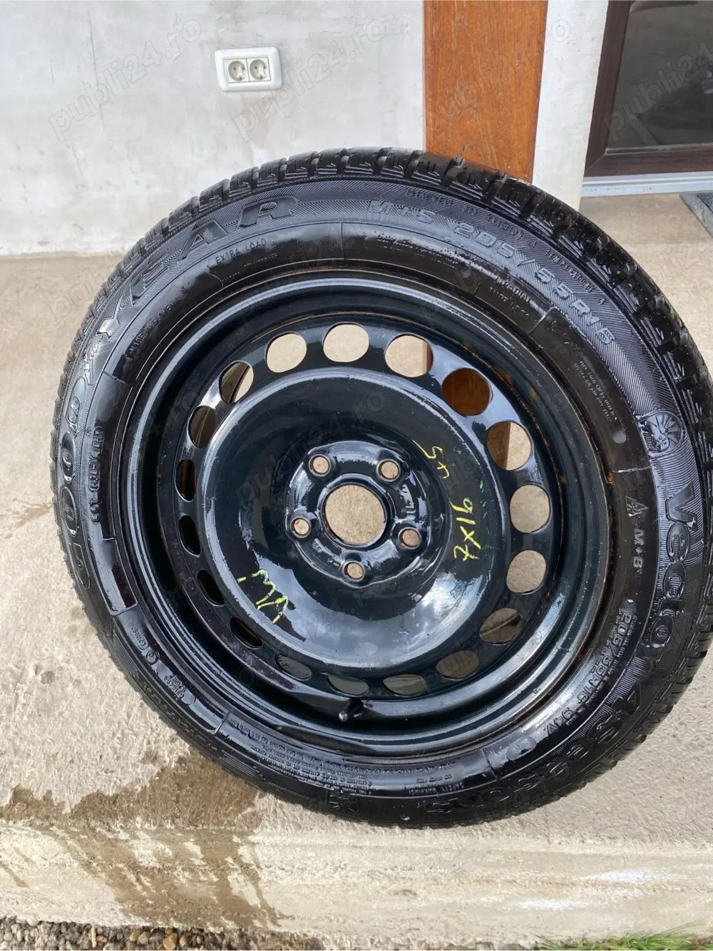 roata tabla cauciuc MS