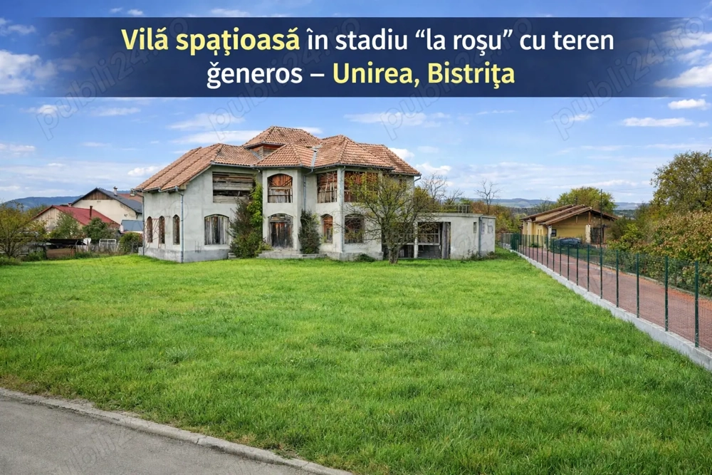 Casă situată pe teren generos de  12 ari   Unirea, Bistrița