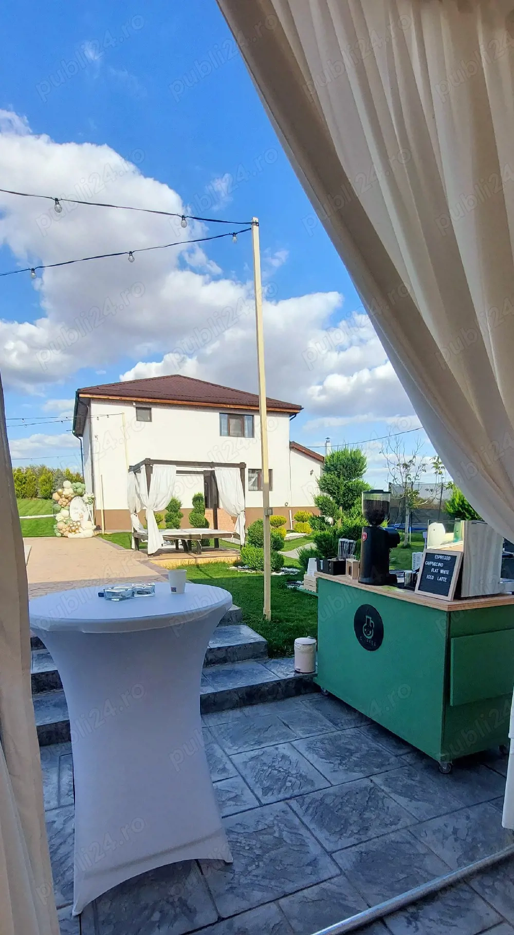 Cafea evenimente  Nunta  Botez  Petrecere corporate  Stand mobil  Bar