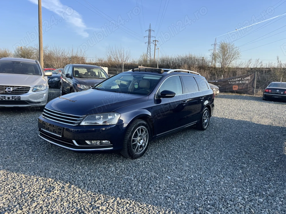 VW Passat 2.0 diesel, euro5, automat, navi, piele, panoramic
