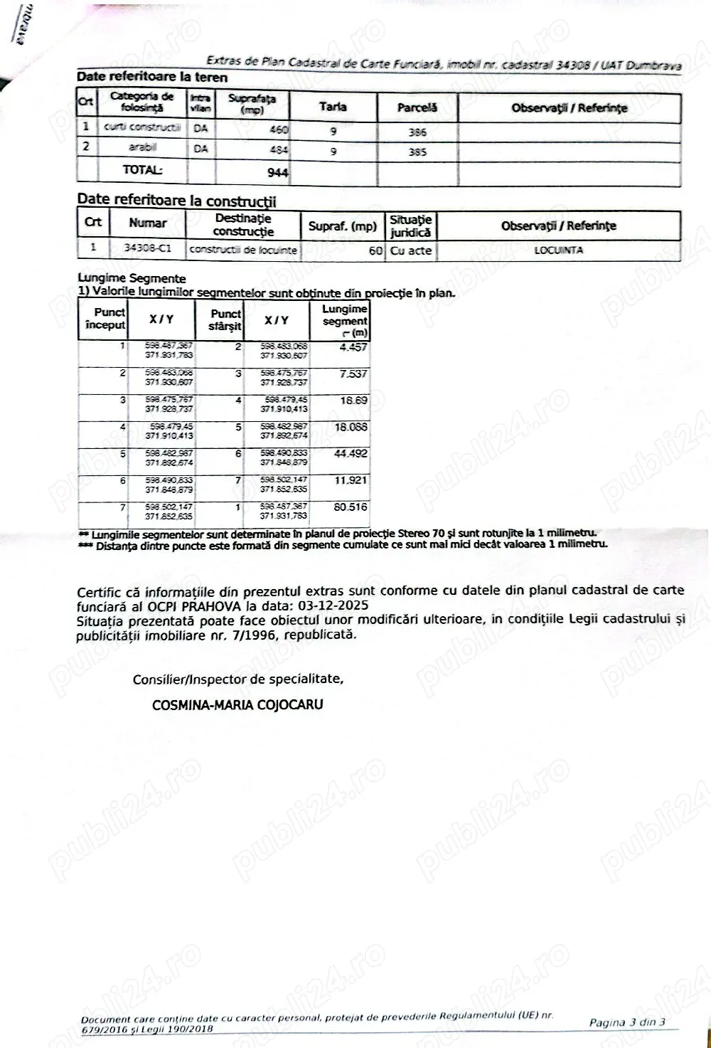 teren de vanzare