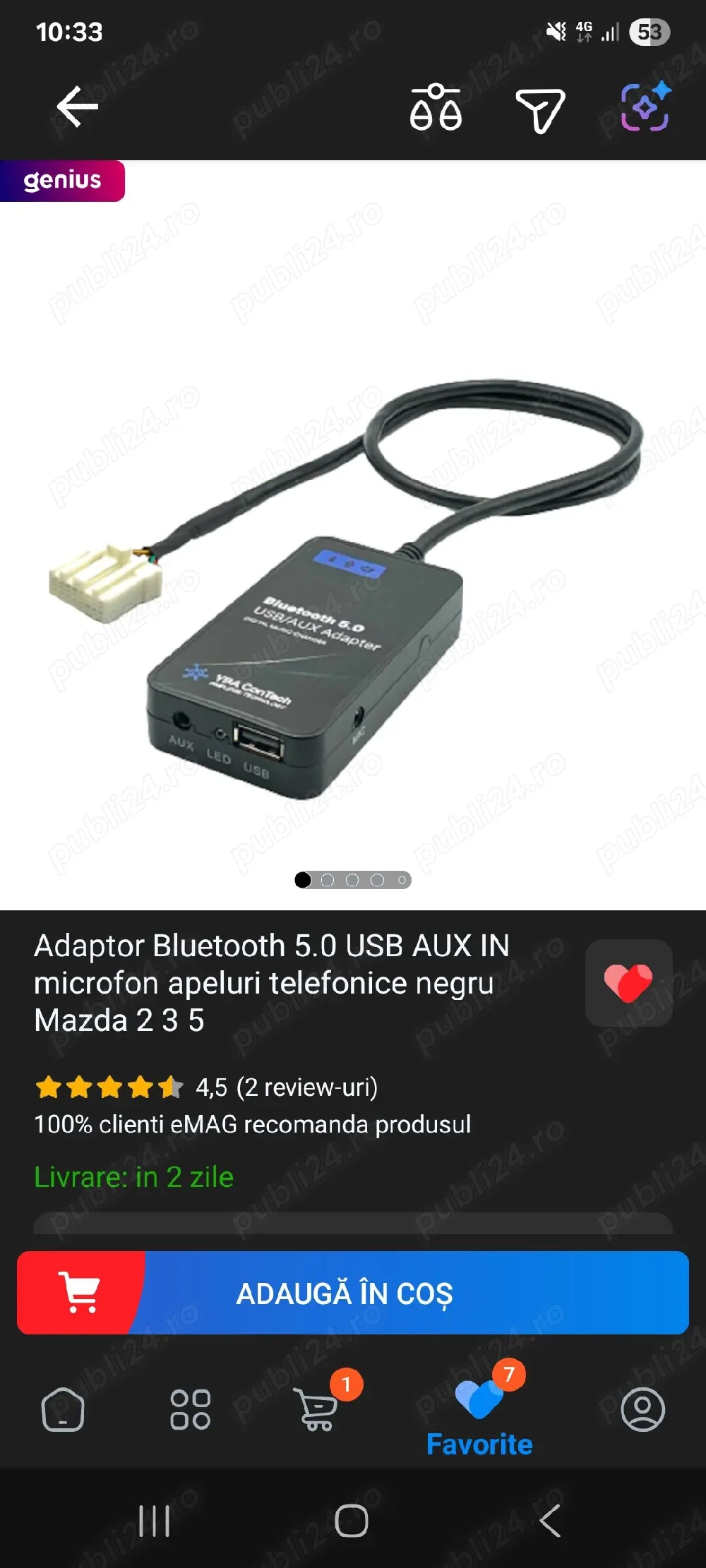 Modul bluetooth Mazda