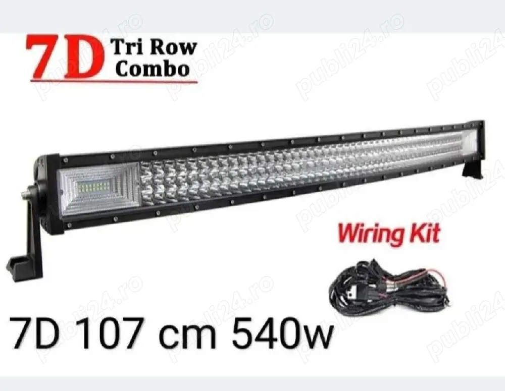 Led bar curbat 107cm 540w 198 leduri Suv, Jeep, Atv gros calitativ !!!