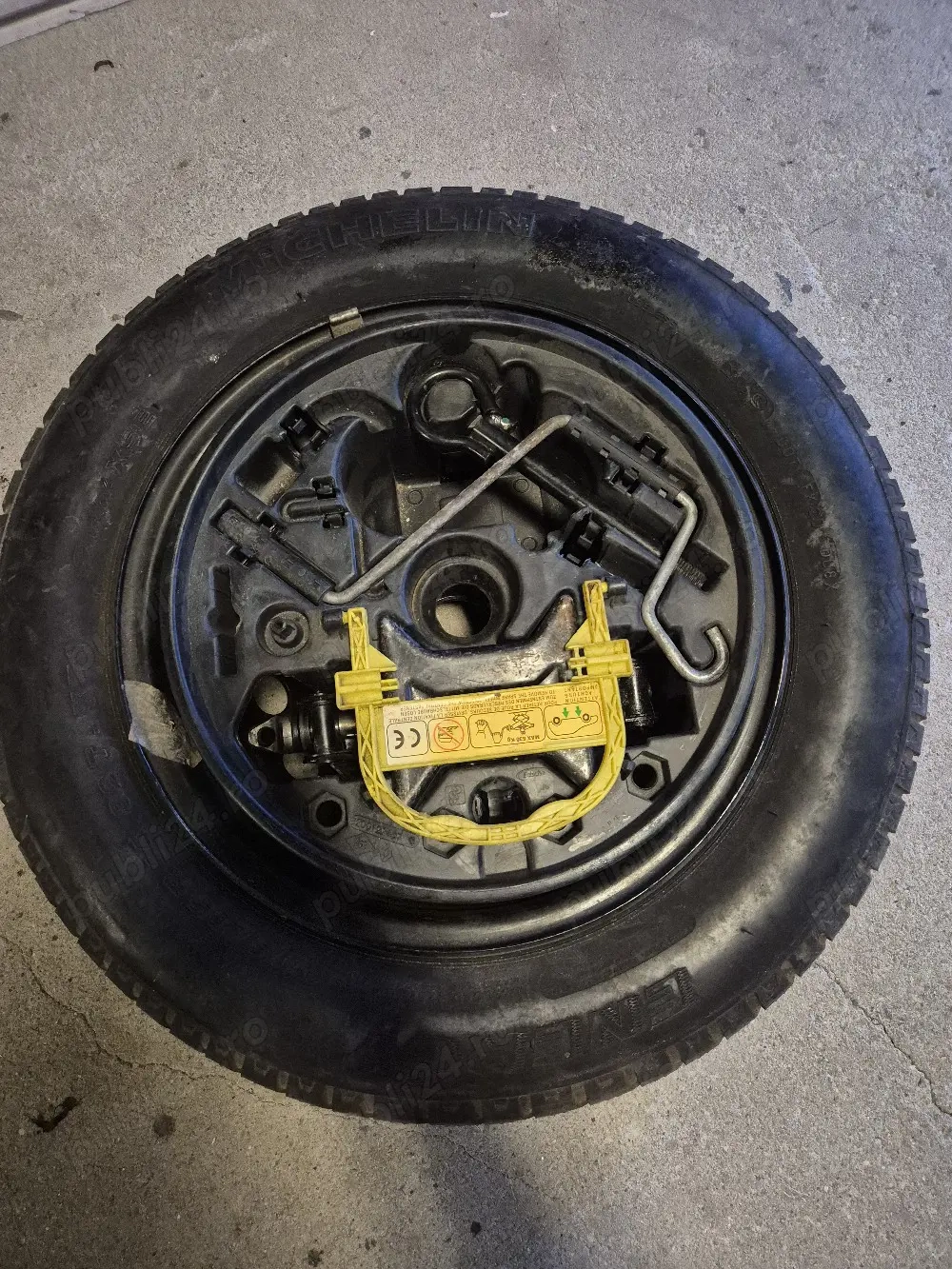 kit cric, rezerva renault clio