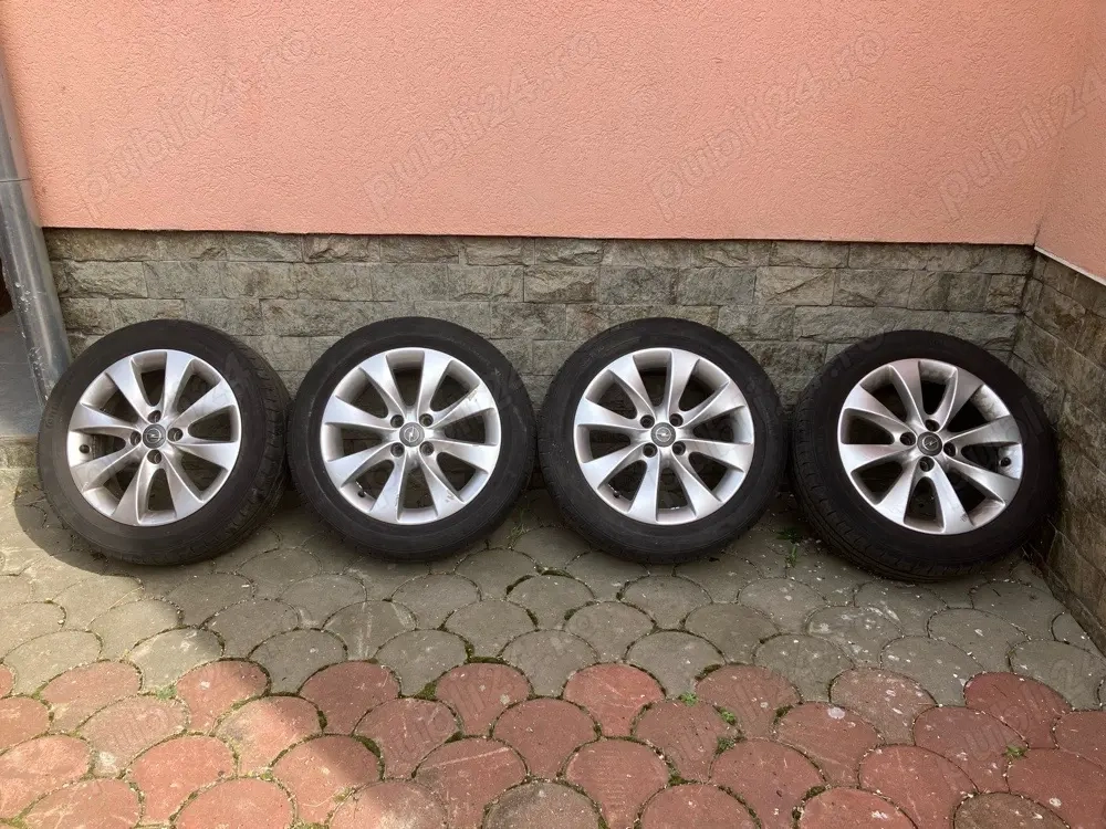 Set 4 jante Opel Corsa + cauciucuri