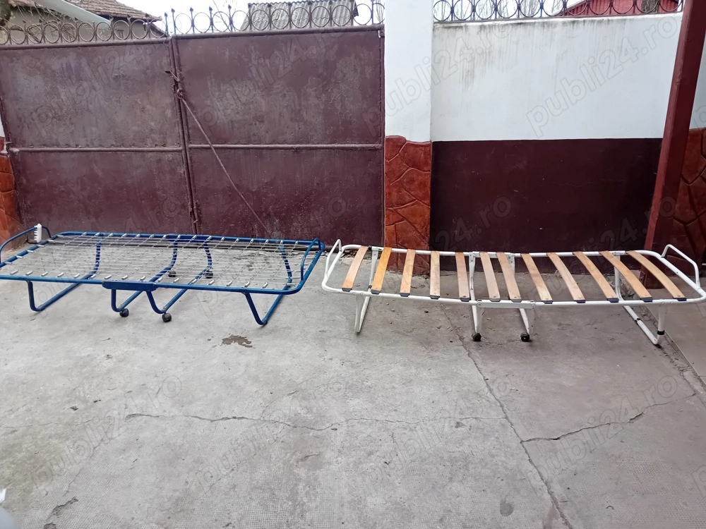 Pat pliabil cu saltea 190x80  2 buc