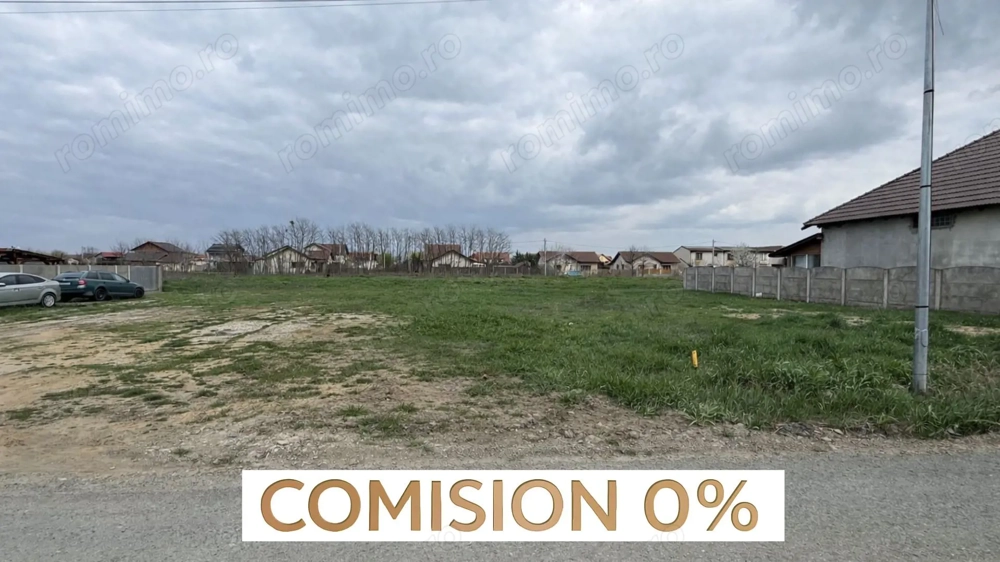 Teren intravilan de vanzare – Moșnița Nouă |687 mp Comision 0% pentru cumpărător