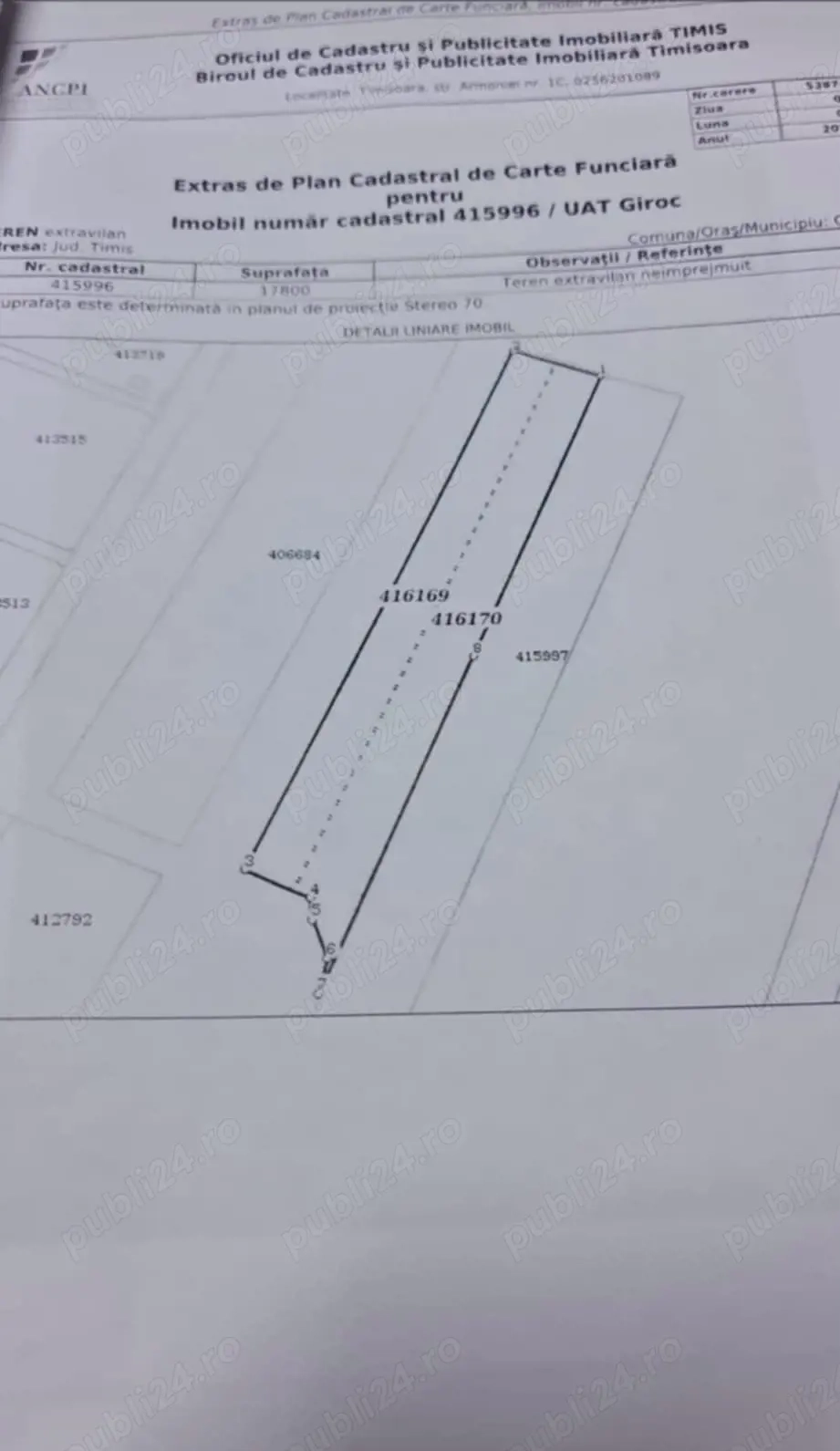 Teren industrial Calea Șagului-Platforma Incontro