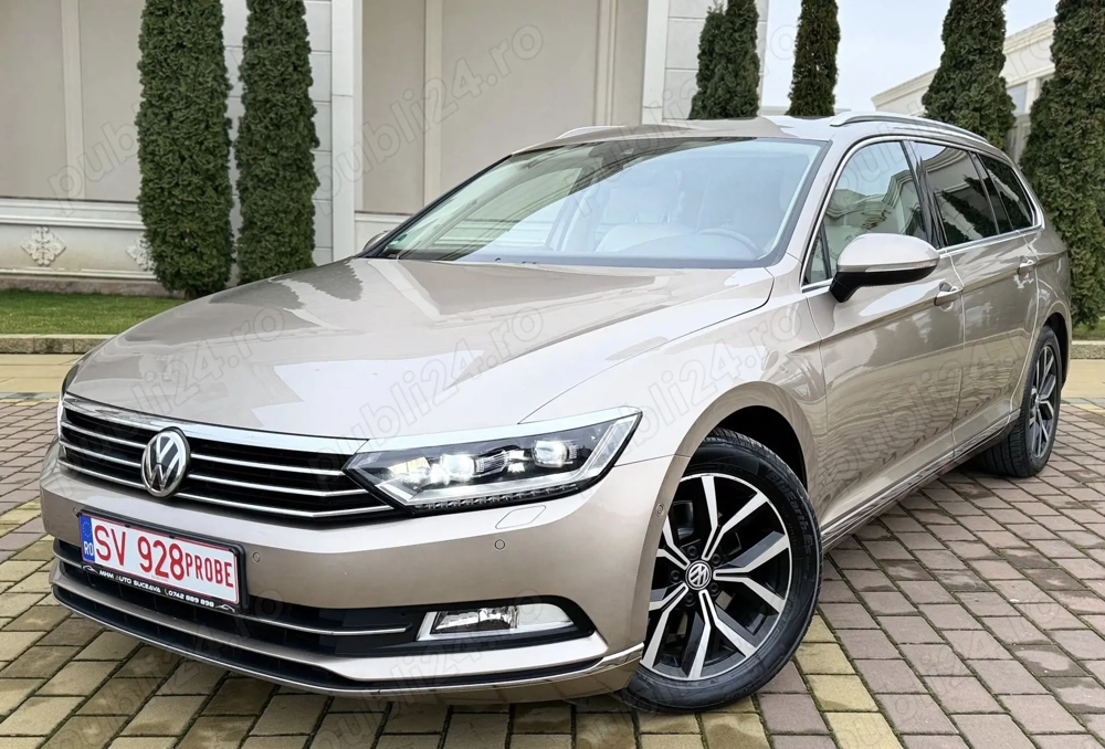 Volkswagen Passat B8 2.0 Tdi-190Cp 2016 248000 Km  Highline DSG Inmatriculat Ro Garantie Rate