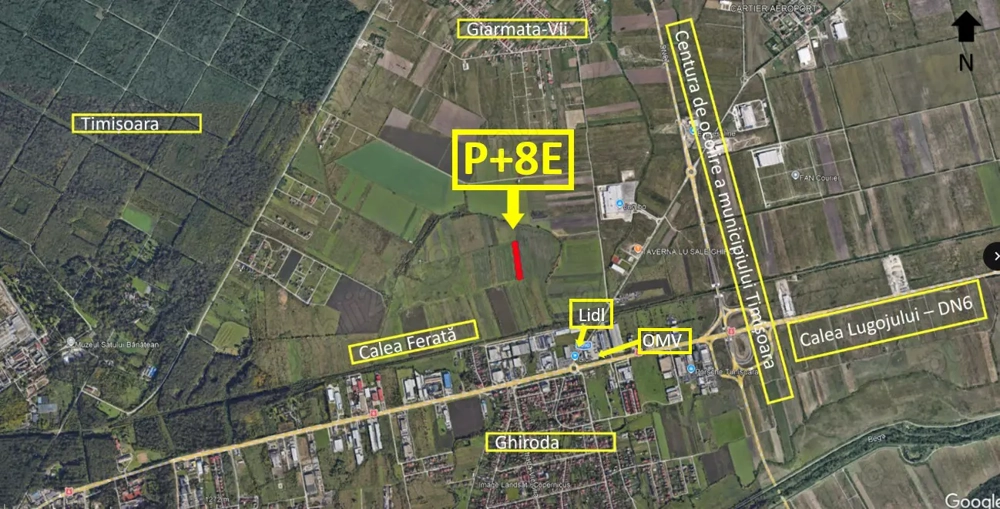 Ghiroda (L3) | Teren Rezidential | Regim Inaltime Mare 