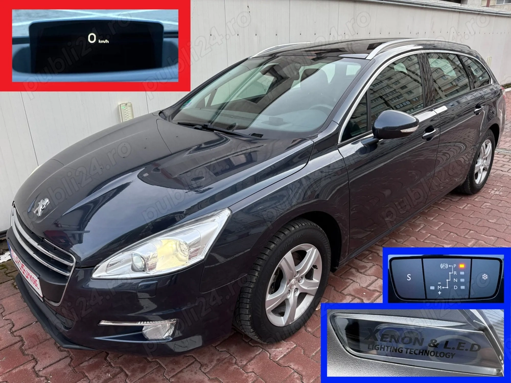 Peugeot 508 sw AUTOMAT panoramic, HUD, navigatie, LED+xenon, carte service+RAR