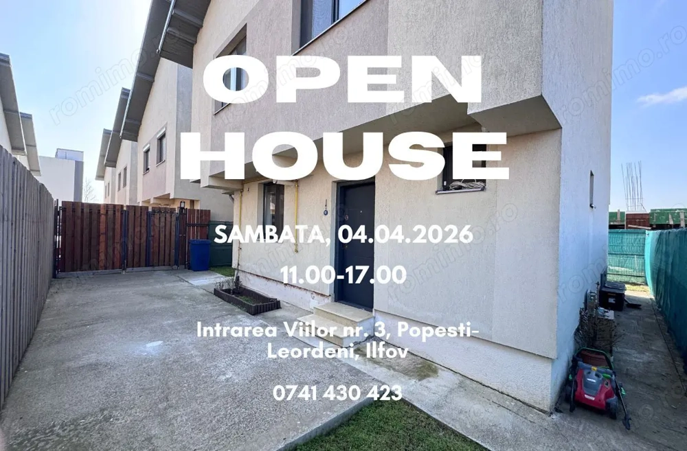 Casă modernă 4 camere | Popești-Leordeni – Intrarea Viilor