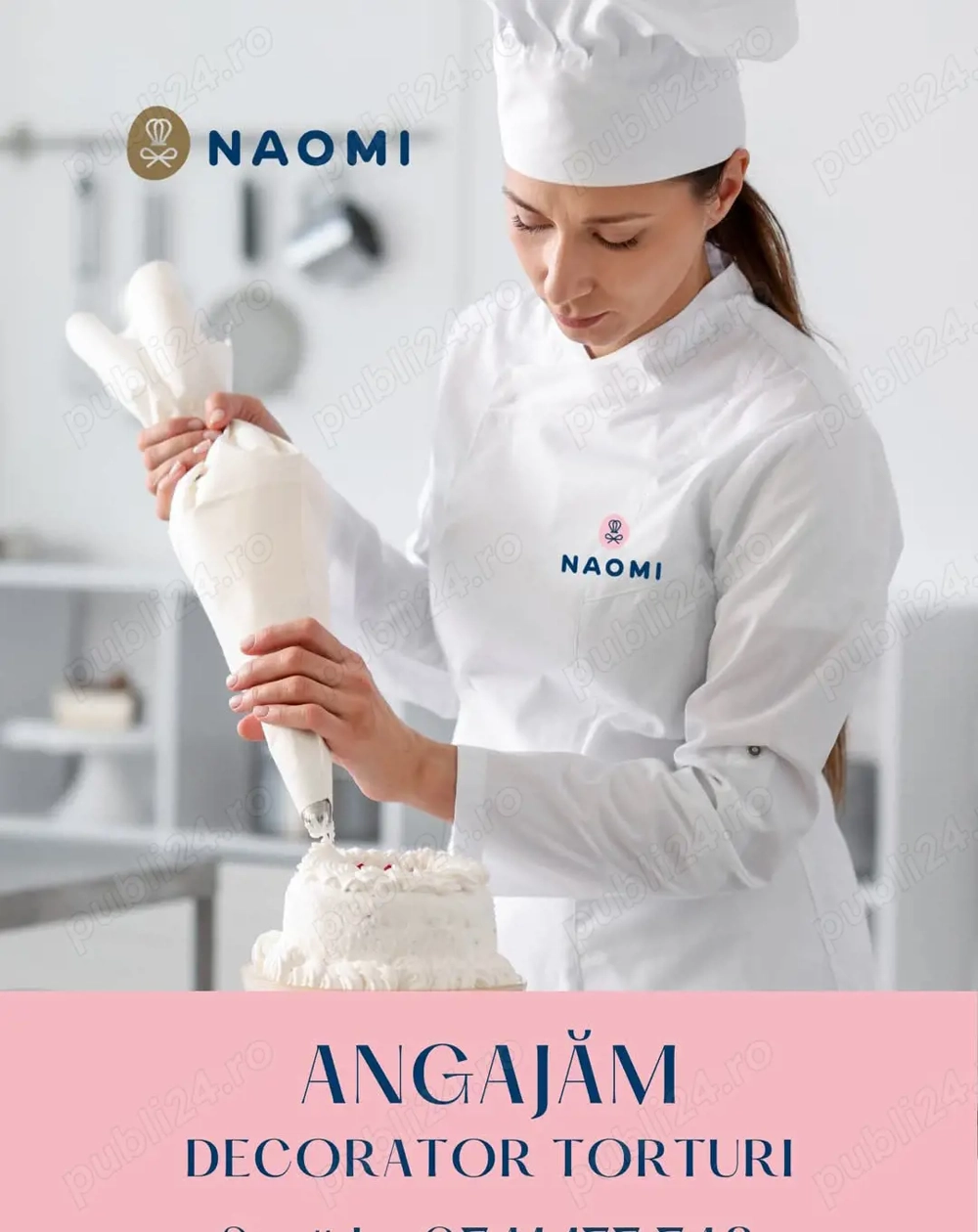 Angajăm full-time decorator torturi                              