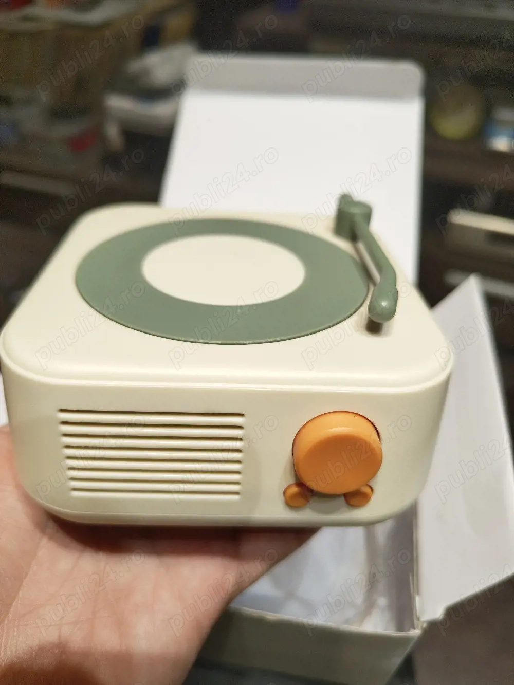 Boxa portabila A+ X17 Vintage Phonograph, Bluetooth 4.2, 10W RMS, Radio FM