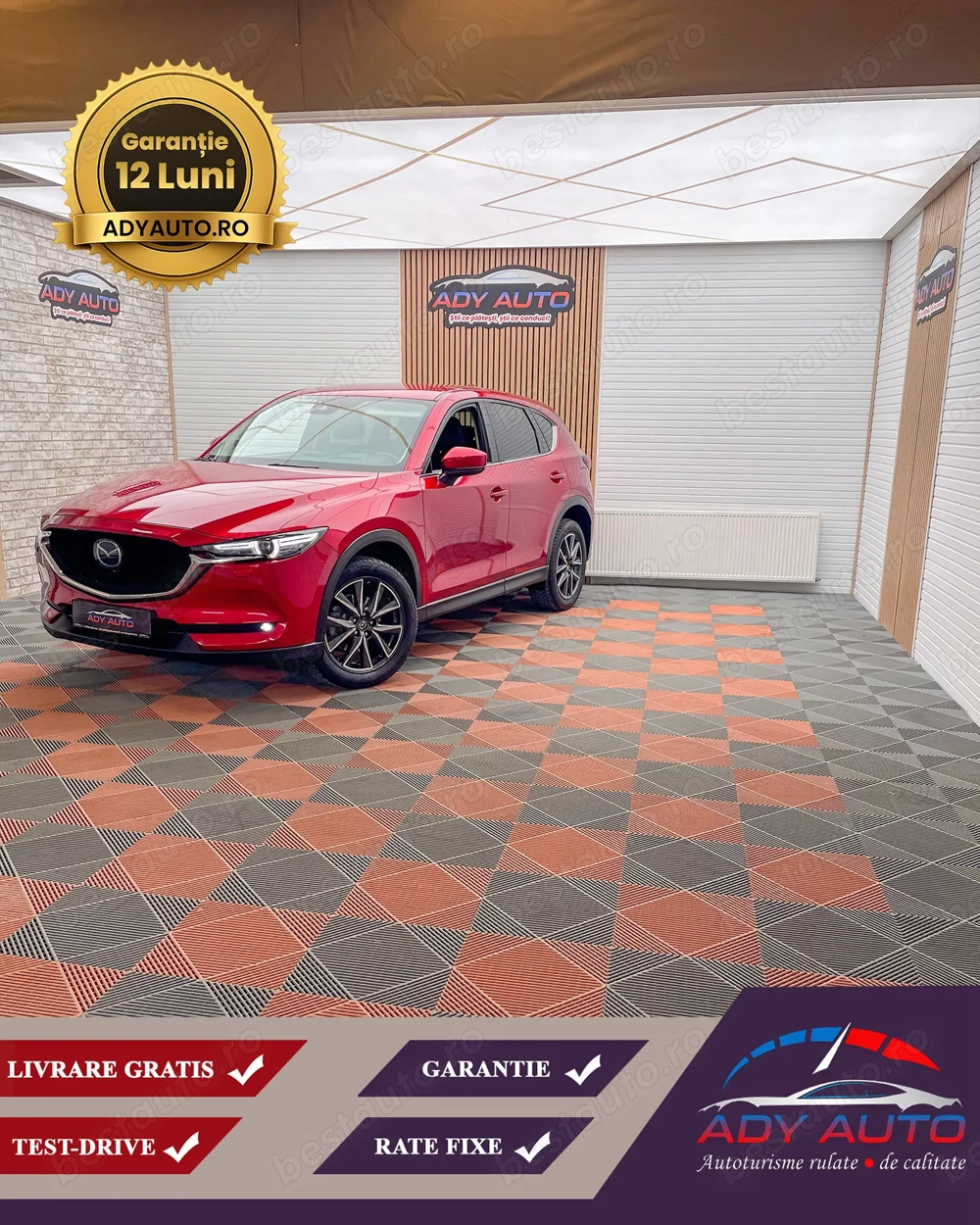 MAZDA CX5 - Facelift- AWD ( 4X4 )  CF 184 Revolution Top ( Echipare de Top ) . Garantie 12 luni 