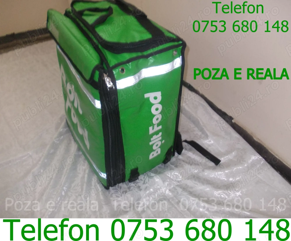 Geanta Bolt Food model NOU rucsac EXTENSIBIL ghiozdan termic lada frigorifica,transport alimente suc