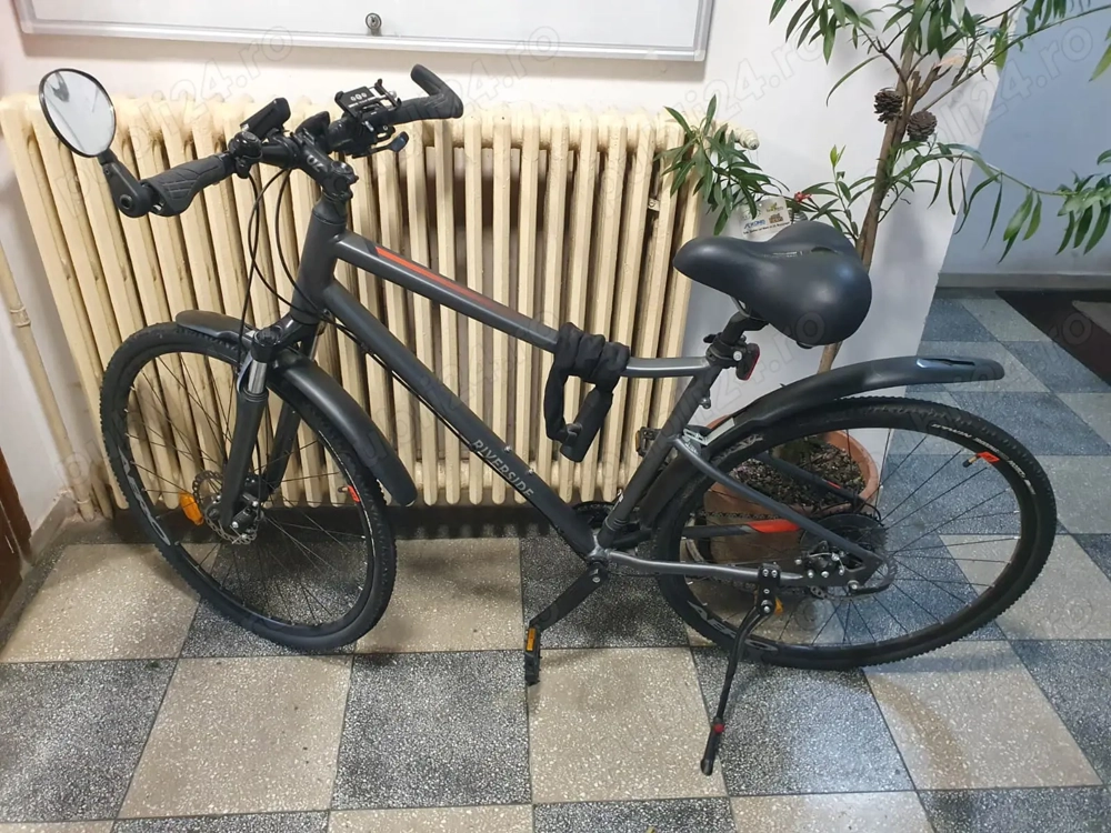 Bicicletă polivalentă Riverside 700 gri - marime L