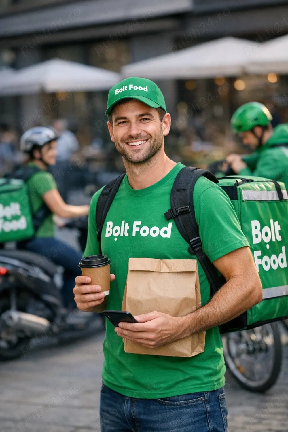 Curier Bolt Food (doar PFA) Câștiguri atractive & program flexibil