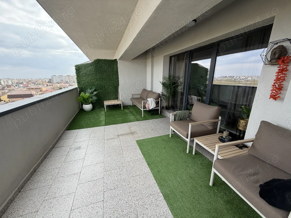 Apartament 2 camere| Terasă 30mp  