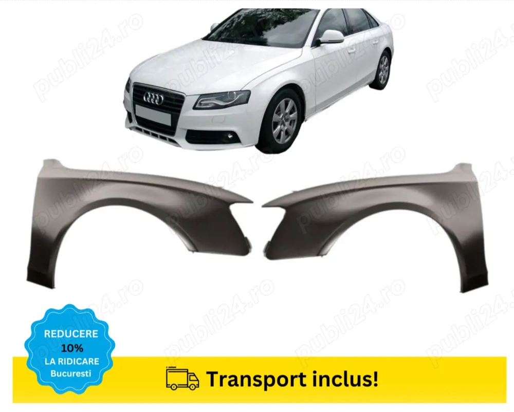 Aripi fata Audi A4 B8 2007-2011 NEVOPSITE