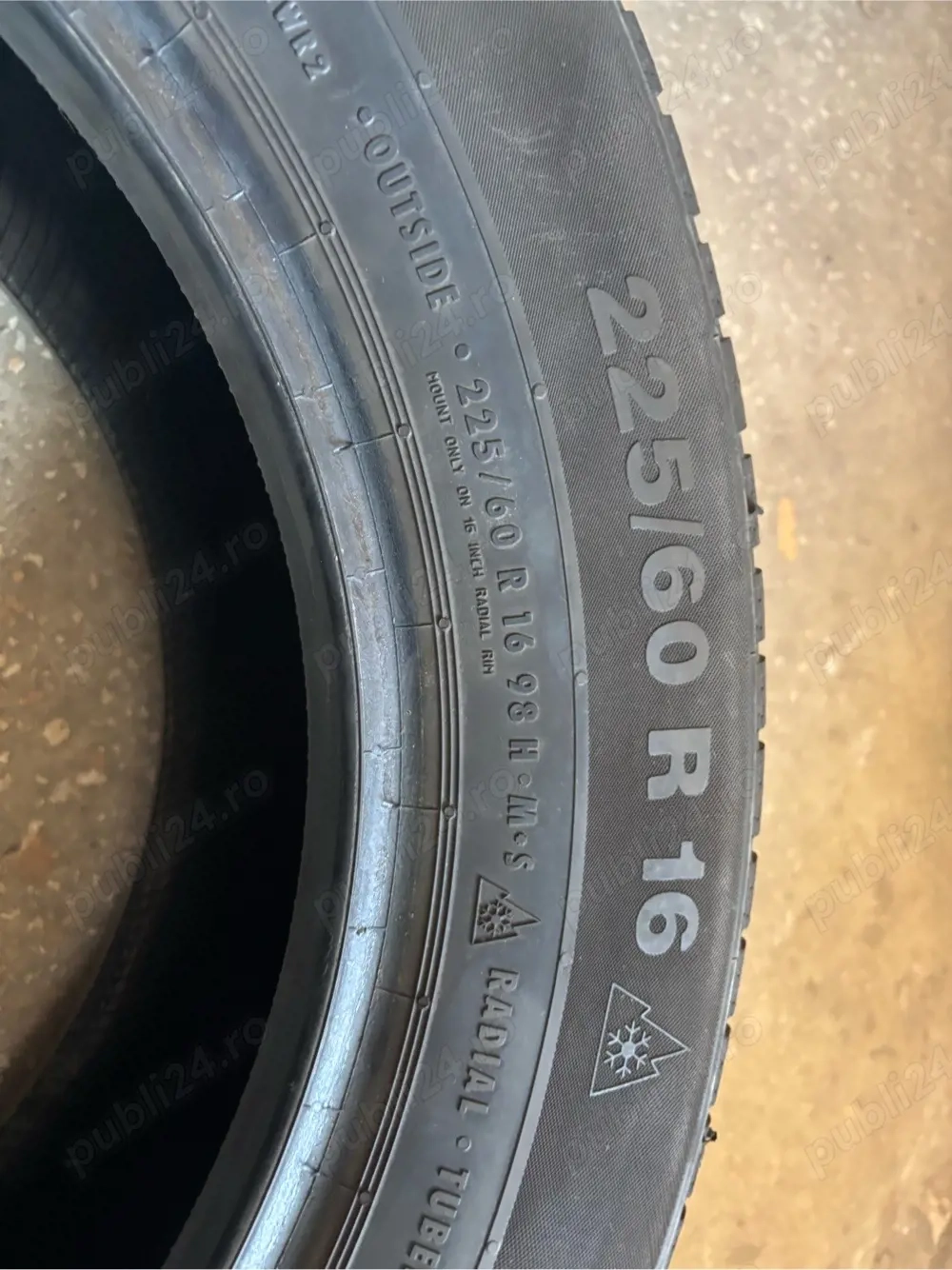 vand caiuciuc continental 225/60/16 iarna 