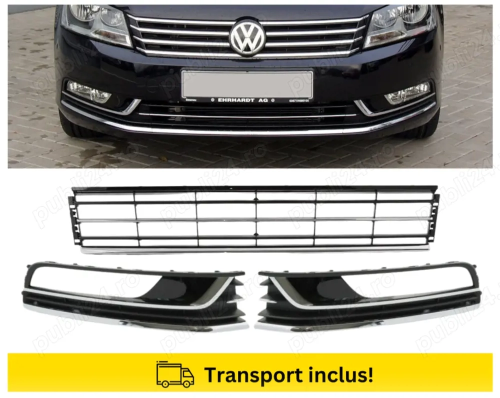 Grile Bara fata VW Passat B7 2010-2014 Highline