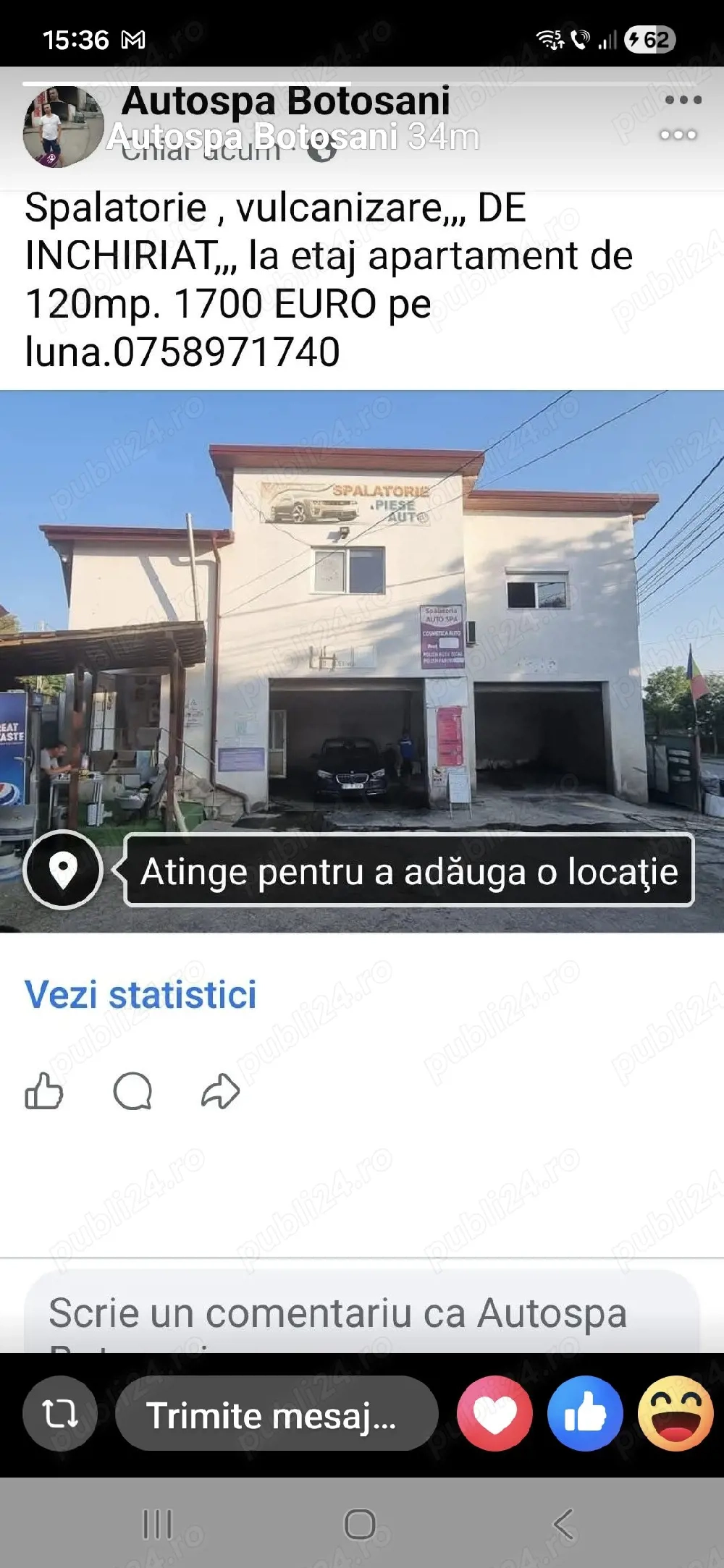 De vanzare cladire cu afacere