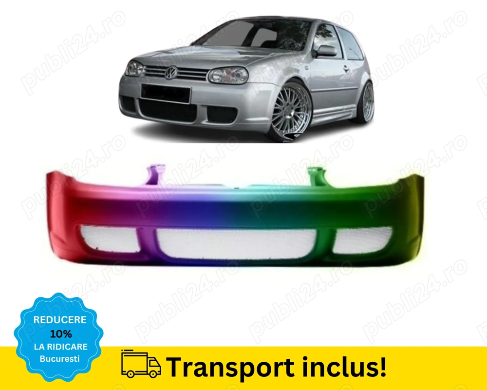 Bara fata VW GOLF 4 IV R32 Look 1998-2003 Gri LA7W VOPSITA