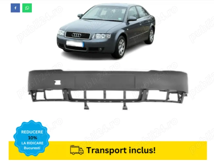 Bara fata Audi A4 B6 2000-2004 NEVOPSITA