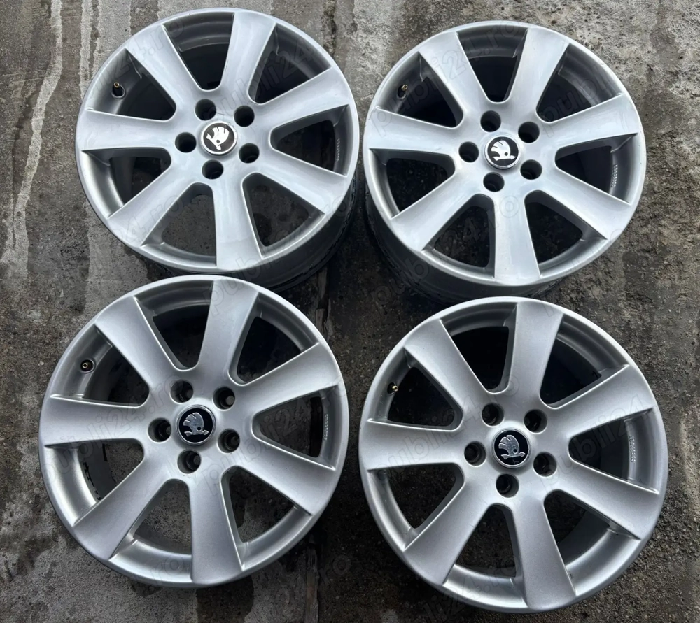 Jante SKODA OCTAVIA,SUPERB,KAROQ,KODIAQ,seat vw 5x112 R17 originale,senzori
