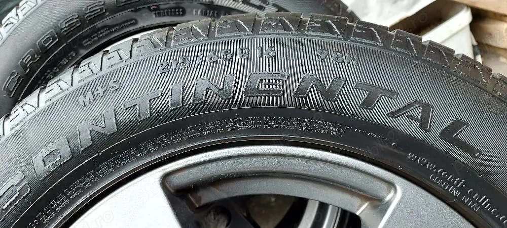 Vand 4 anvelope ContinentalM+S215/65/16 xl
