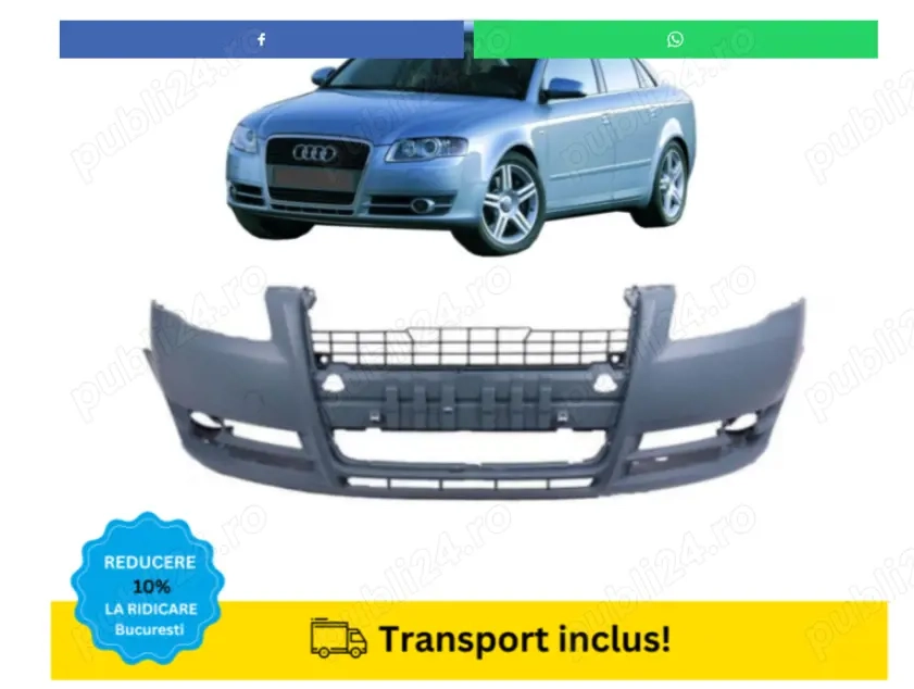 Bara fata Audi A4 B7 2004-2007 NEVOPSITA