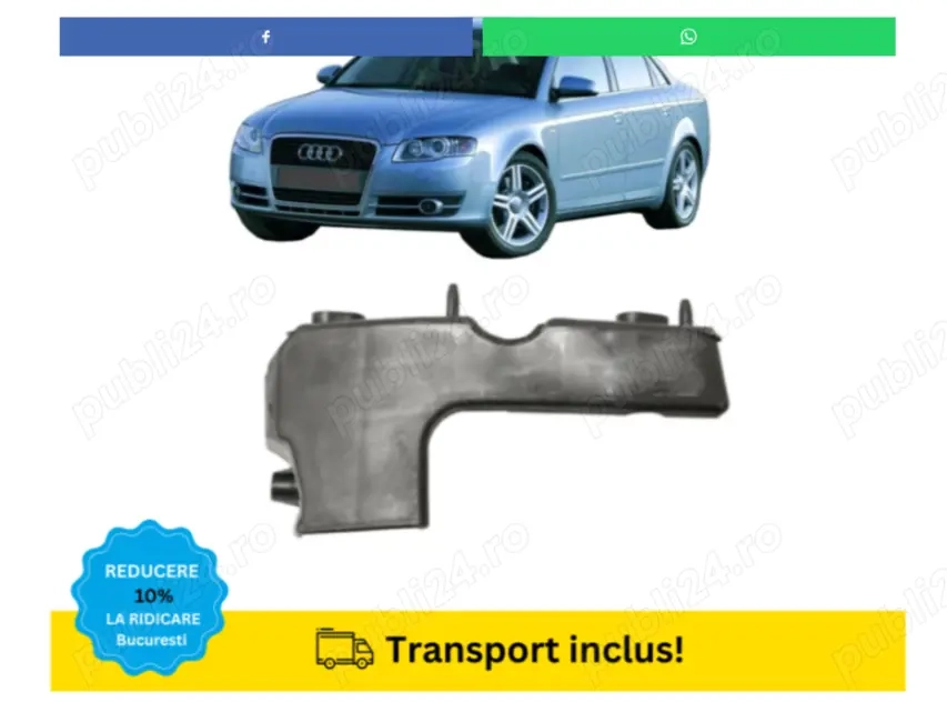 Suport Bara fata Audi A4 B7 2004-2007 Stanga