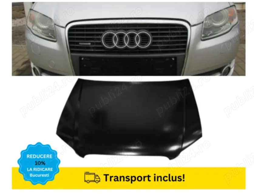 Capota motor fata Audi A4 B7 2004-2007 NEVOPSITA