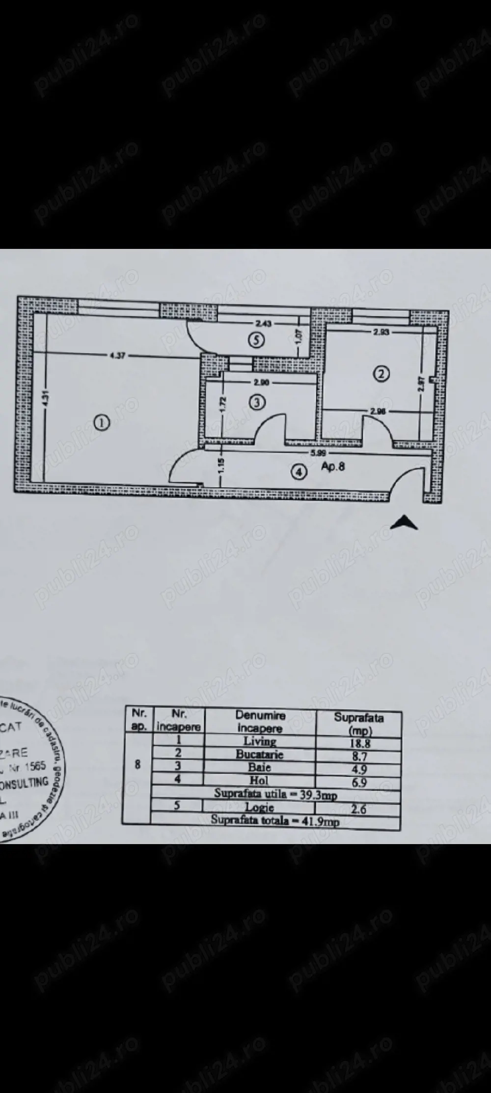 Chirie garsoniera Popesti Leordeni decomandata complet mobilata si utilata str Paraul Rece