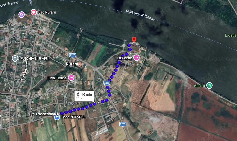 Teren intravilan Nufăru 7090 mp Dezvoltatori imobiliari