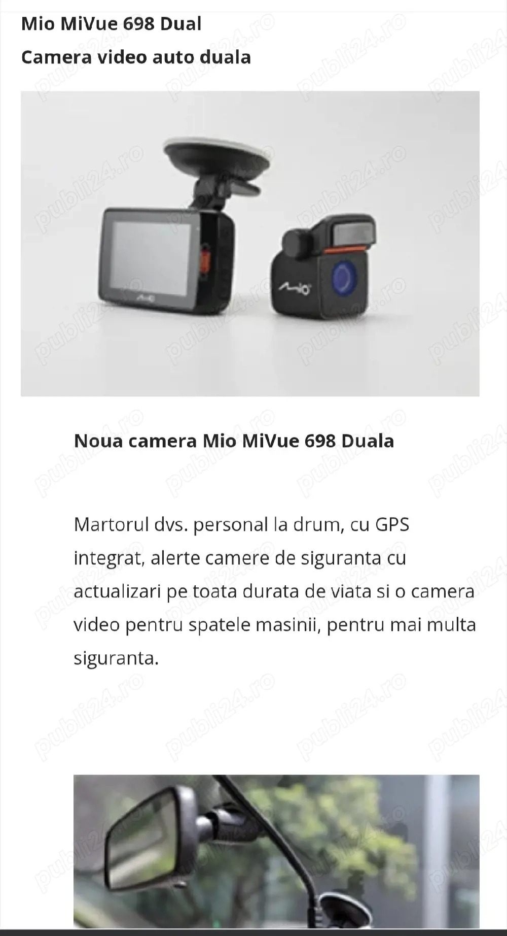 Camera Auto DVR Mio MiVue 698 Dual
