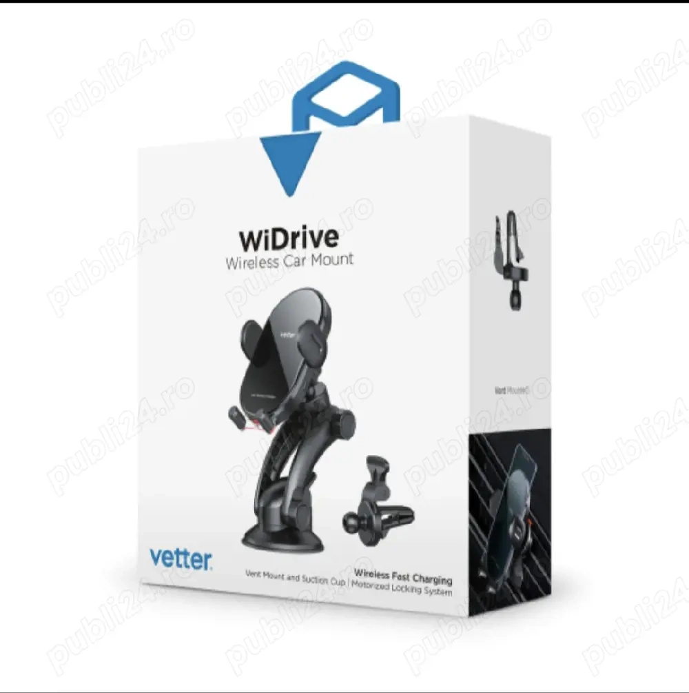 Incarcator auto wireless Vetter WiDrive, 15W Qi Fast Charging, with Mo