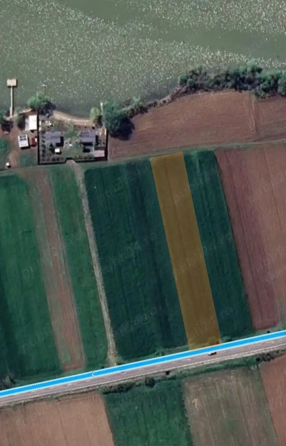 Teren de vanzare la Dunare, 2640 m2, Intravilan, Front DN57(Liubcova)