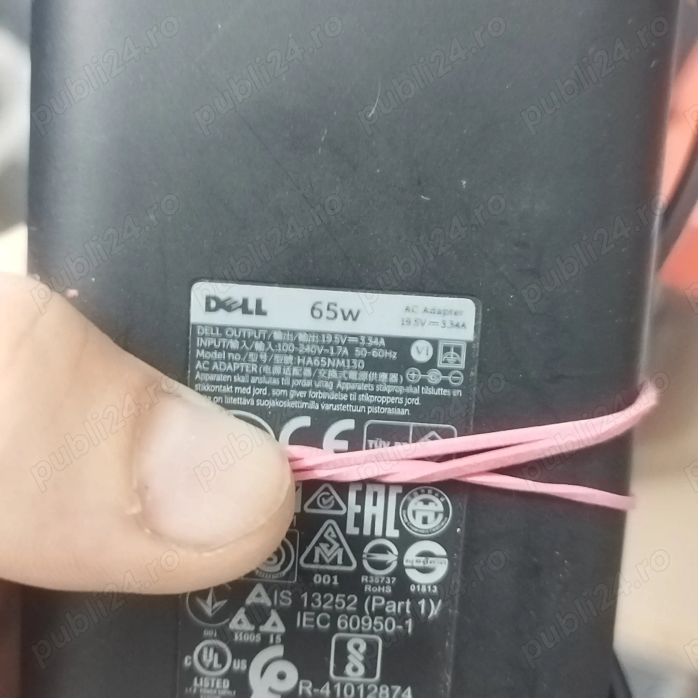 Incarcator original Dell  65W mufa groasa