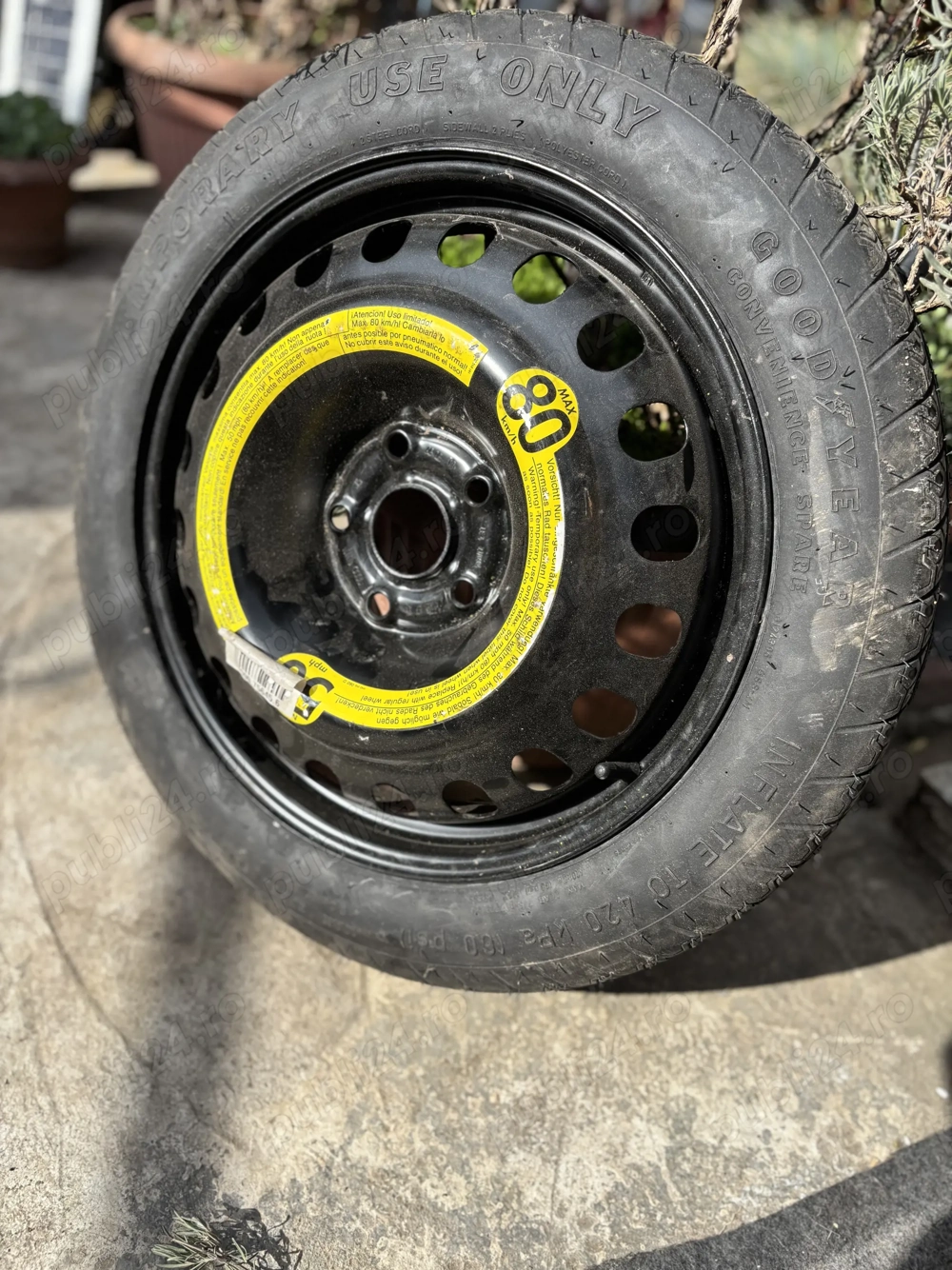 Roata de rezerva Audi 