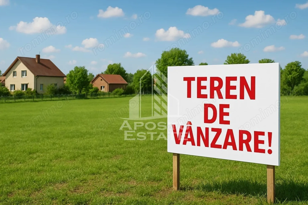 Parcela de teren 532 mp, de vanzare, front stradal 18ml, Bucovat