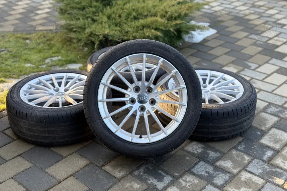 Roti vara Audi A3 A4 A5 A6 jante 17 5x112 anvelope noi 235 45 17